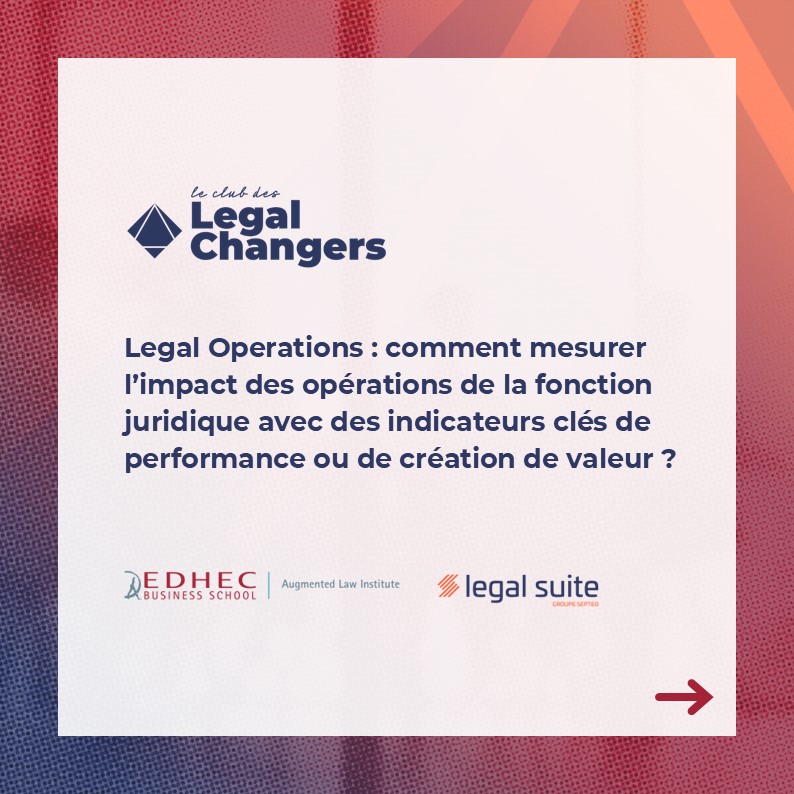 Infographie Legal Operations : comment mesurer l’impact des opérations de la fonction juridique avec des indicateurs clés de performance ou de création de valeur ?