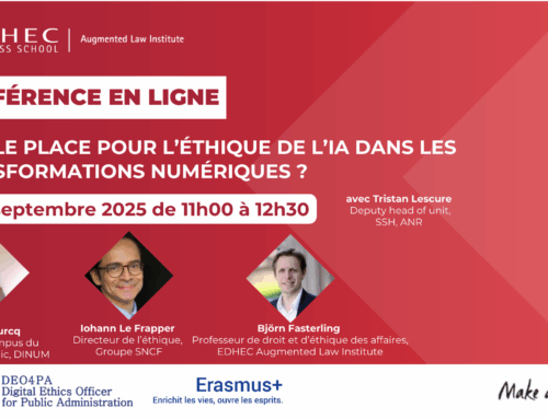 [Conférence en ligne]Quelle place pour l’éthique de l’IA dans les transformations numériques ?