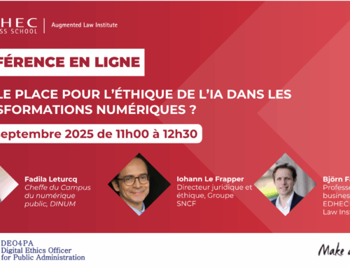 [Conférence en ligne]Quelle place pour l’éthique de l’IA dans les transformations numériques ?