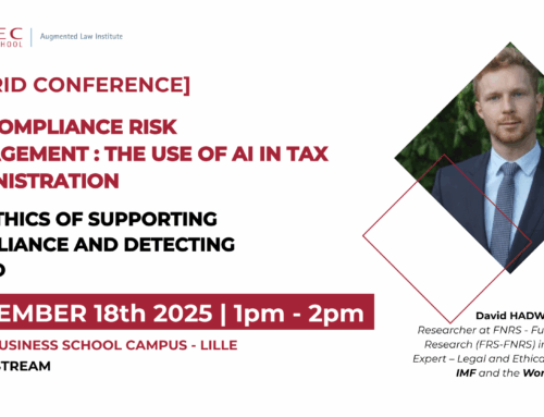 [HYBRID CONFERENCE] Tax compliance risk management : the use of AI in tax administration