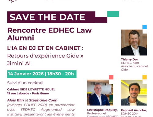 [RENCONTRE EDHEC LAW ALUMNI] L’IA EN DJ ET EN CABINET : Retours d’expérience Gide x Jimini AI