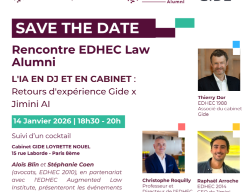 [RENCONTRE EDHEC LAW ALUMNI] L’IA EN DJ ET EN CABINET : Retours d’expérience Gide x Jimini AI