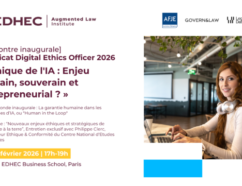 [Rencontre inaugurale] Certificat Digital Ethics Officer 2026