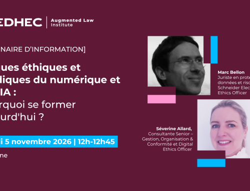 [Webinaire] Risques éthiques et juridiques du numérique et de l&rsquo;IA : pourquoi se former aujourd&rsquo;hui ?
